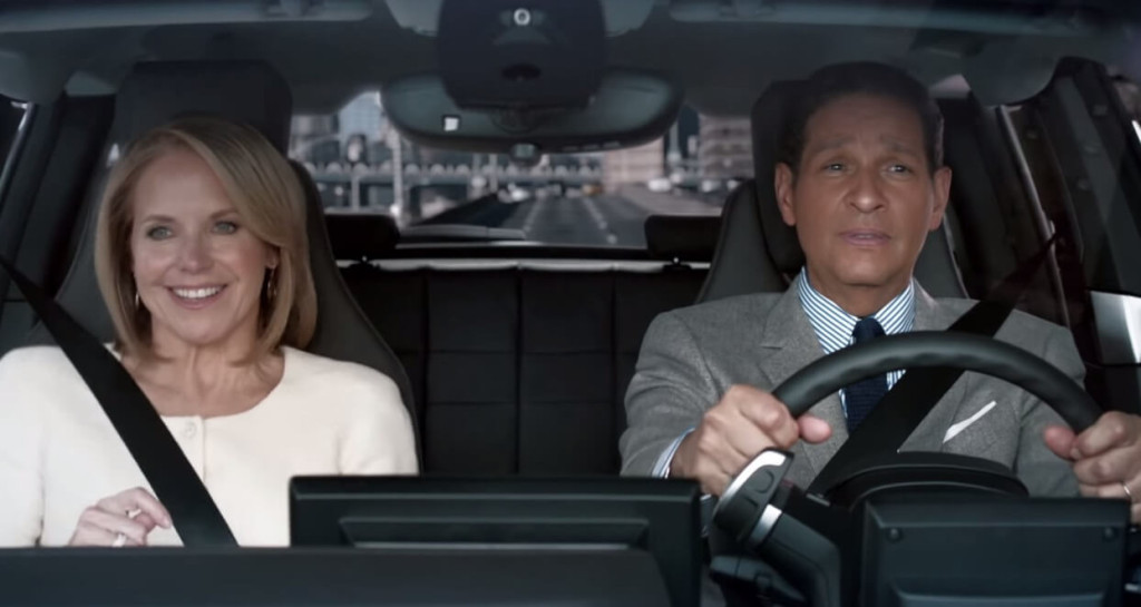 BMW i3 Super Bowl Commercial with Katie Couric and Bryant Gumbel