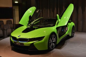 Lime Green BMW i8