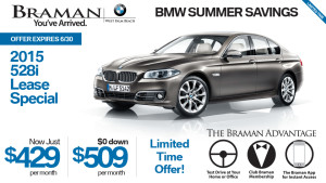 Braman BMW 5 Series Lease Special - June 2015