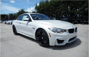 White 2016 BMW M4 for sale at the Braman BMW dealership in Jupiter Florida
