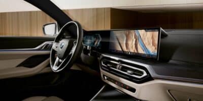 BMW's best car interior of 2024 in beige and black.